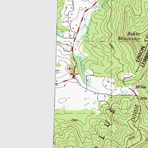 Topographic Map of Quebec (historical), GA