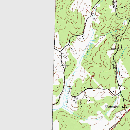 Topographic Map of Russell School (historical), GA