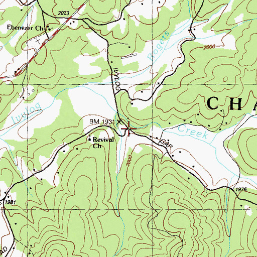 Topographic Map of Spilo (historical), GA