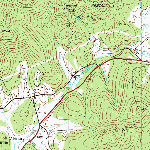Topographic Map of Windy Hill School (historical), GA