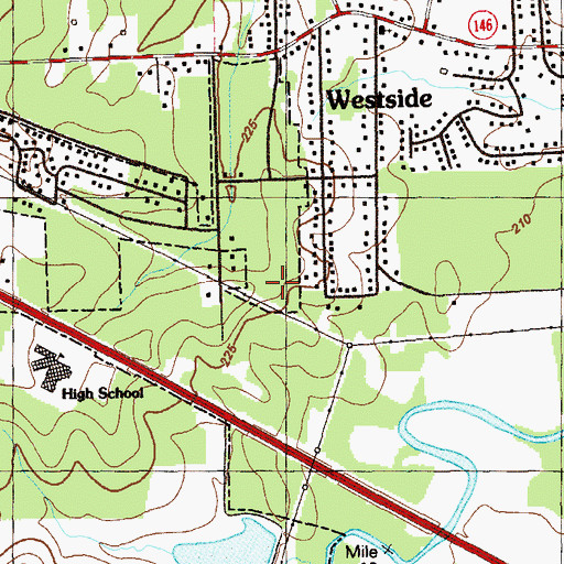 Topographic Map of Dyers Mill (historical), GA