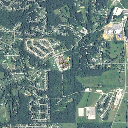 Aerial/Satellite Image of Ringgold Elementary School, GA