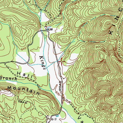 Topographic Map of Carr Cemetery, GA