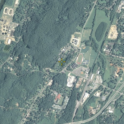 Aerial/Satellite Image of DeSoto Park Spring, GA
