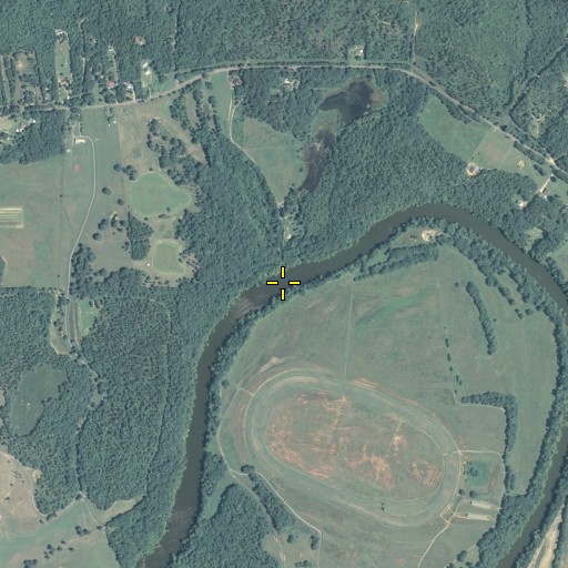Aerial/Satellite Image of Eves Ford, GA