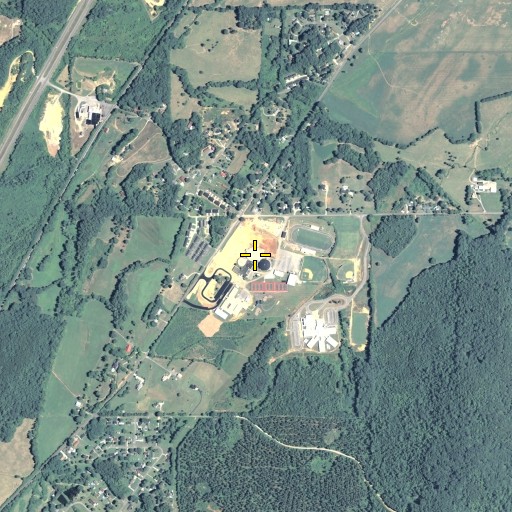 Aerial/Satellite Image of Model High School, GA