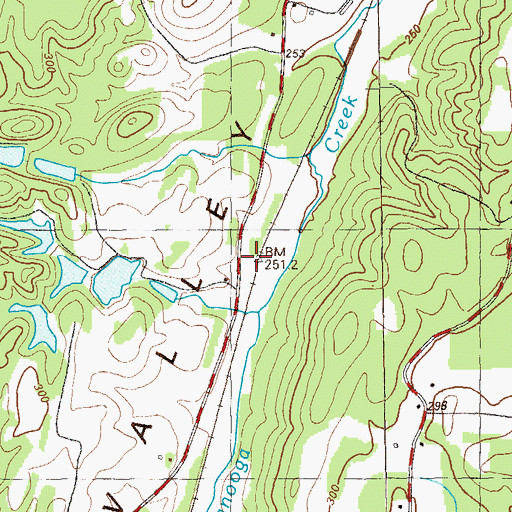 Topographic Map of Henrys (historical), GA