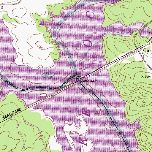 Topographic Map of Apalachee River, GA