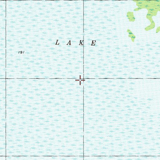 Topographic Map of Banks Lake, GA