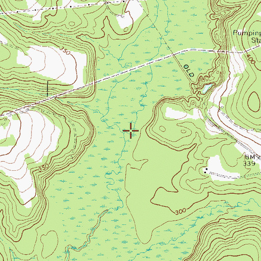 Topographic Map of Beechtree Creek, GA