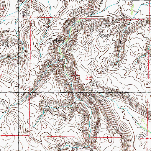 Topographic Map of Crater Range, AZ