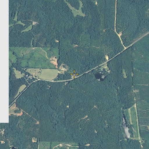 Aerial/Satellite Image of Ceres Church, GA