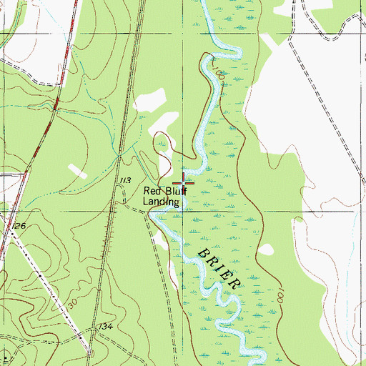 Topographic Map of Comers Branch, GA