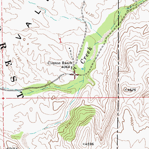 Topographic Map of Turkey Creek, AZ