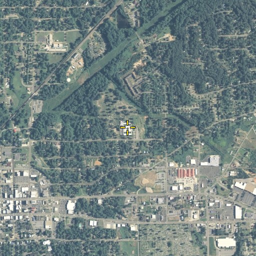 Aerial/Satellite Image of East View School, GA