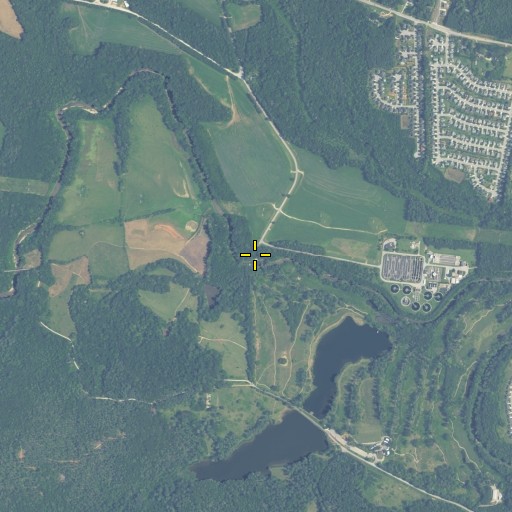 Aerial/Satellite Image of Flat Bridge, GA
