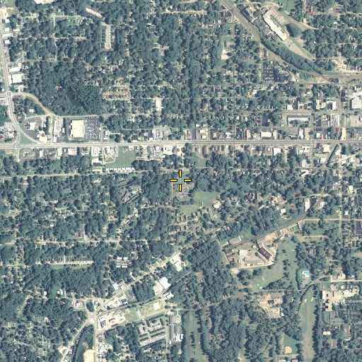 Aerial/Satellite Image of Fourth Ward School, GA