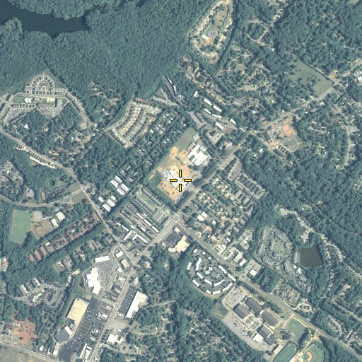 Aerial/Satellite Image of Gaines Elementary School, GA