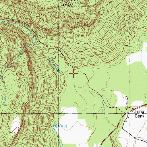 Topographic Map of Harrisburg Gulf, GA