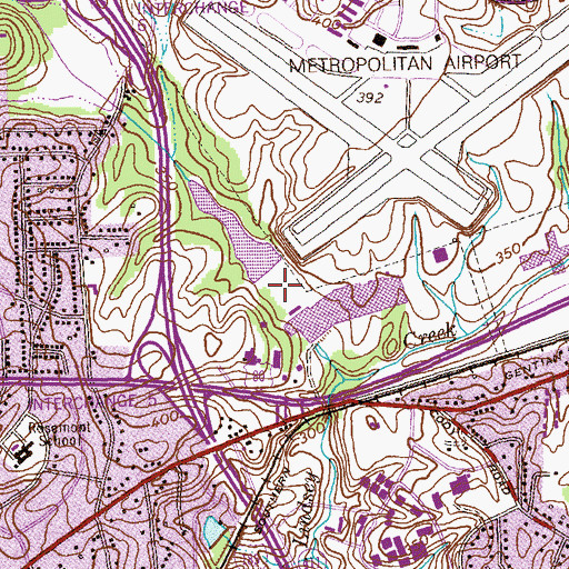 Topographic Map of Heards Lake (historical), GA
