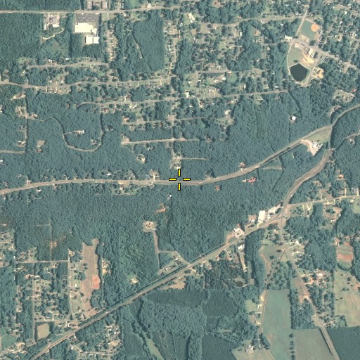 Aerial/Satellite Image of Hodo Gap, GA