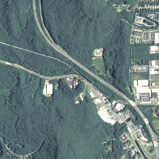 Aerial/Satellite Image of Mill Creek Gap, GA