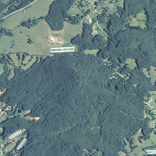 Aerial/Satellite Image of Mincle Mountain, GA