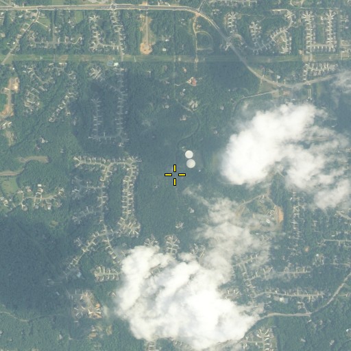 Aerial/Satellite Image of Pine Mountain, GA