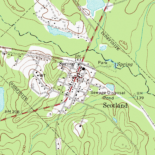 Topographic Map of Scotland, GA
