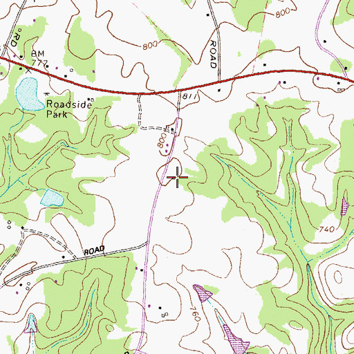 Topographic Map of Herman C Michael Park, GA