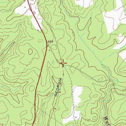 Topographic Map of Turpin (historical), GA