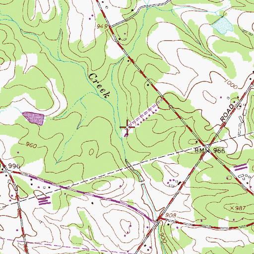 Topographic Map of Temple of God, GA