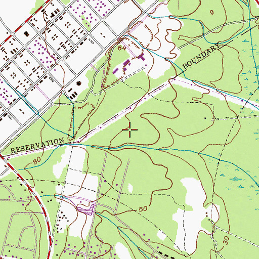 Topographic Map of Hidden Pines, GA
