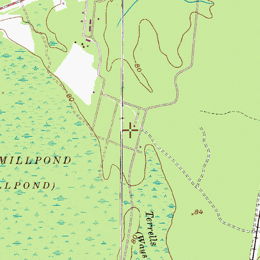 Topographic Map of Live Oak, GA