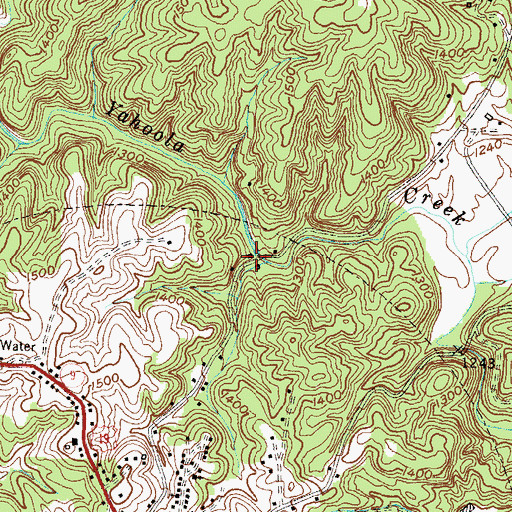 Topographic Map of Wimpy Mill (historical), GA