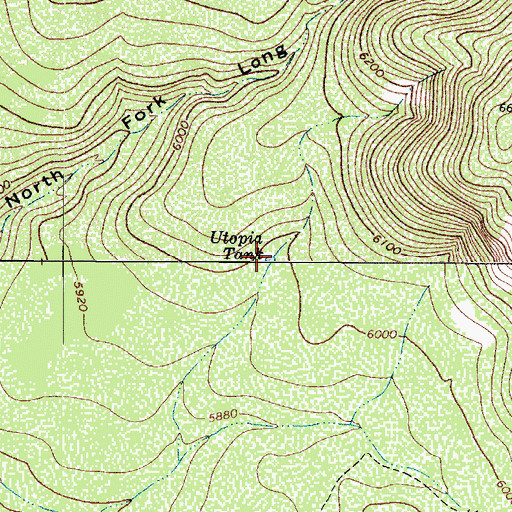 Topographic Map of Utopia Tank, AZ