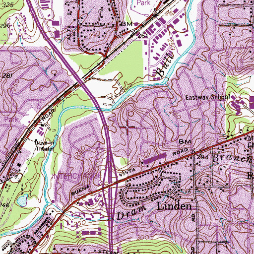Topographic Map of Pembrook, GA