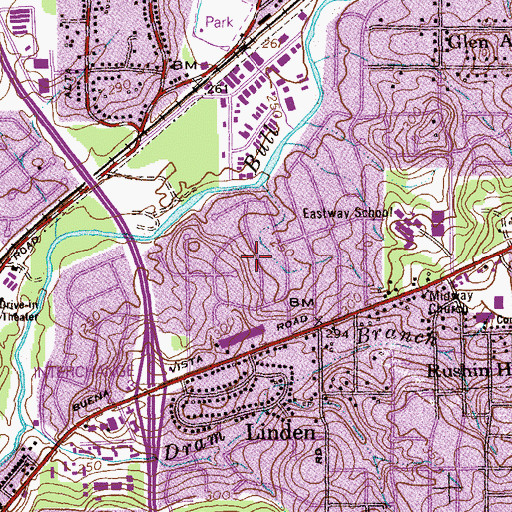 Topographic Map of Starmount, GA