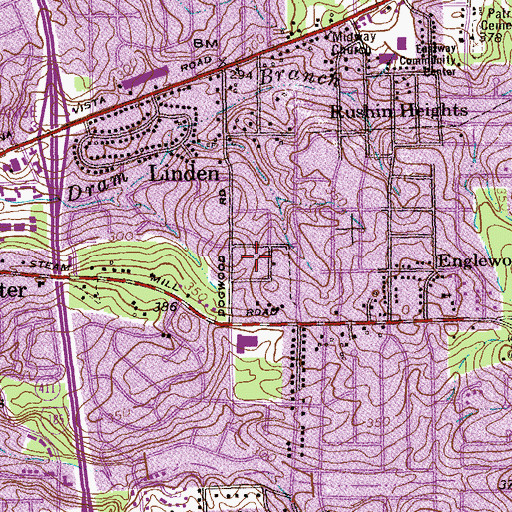 Topographic Map of Tara, GA