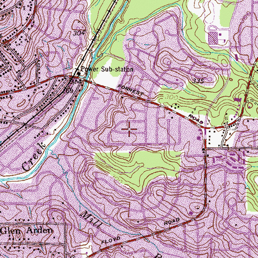 Topographic Map of Wellington, GA