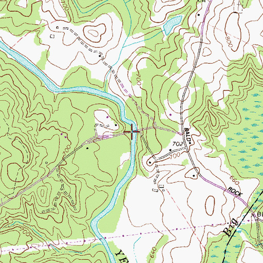Topographic Map of Gee Mill (historical), GA