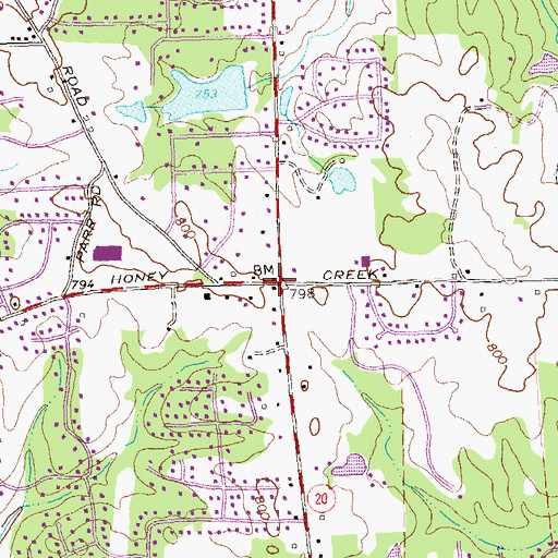 Topographic Map of Velta, GA