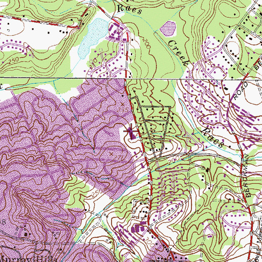 Topographic Map of Brian Merry Elementary School, GA