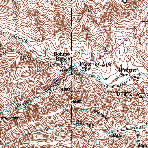 Topographic Map of Vigor of Life Spring, AZ