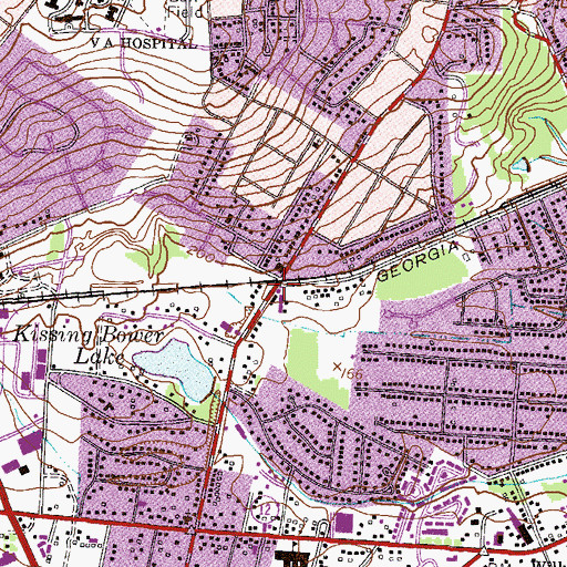 Topographic Map of Davison, GA