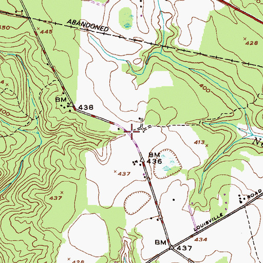 Topographic Map of Edie (historical), GA