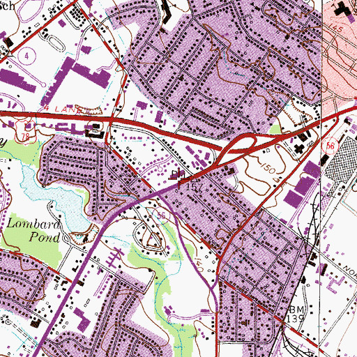 Topographic Map of Holly Hill Shopping Center, GA