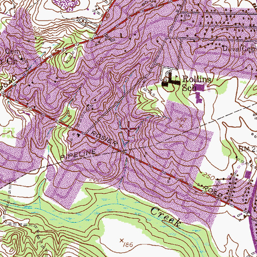 Topographic Map of Monticello, GA