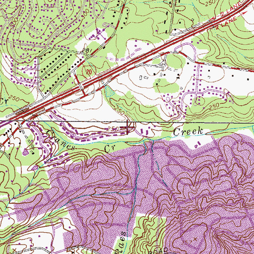 Topographic Map of Raes (historical), GA