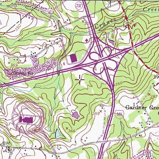 Topographic Map of Lighthouse Care Center of Augusta, GA